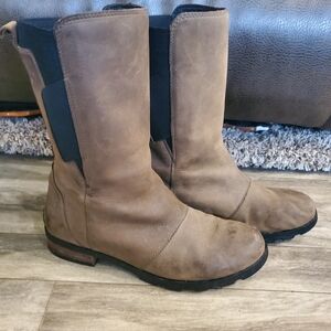 Sorel Women's Mid-Calf Elk Leather Boots